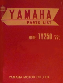 parts list TY 250 C