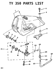 parts list TY 250 A